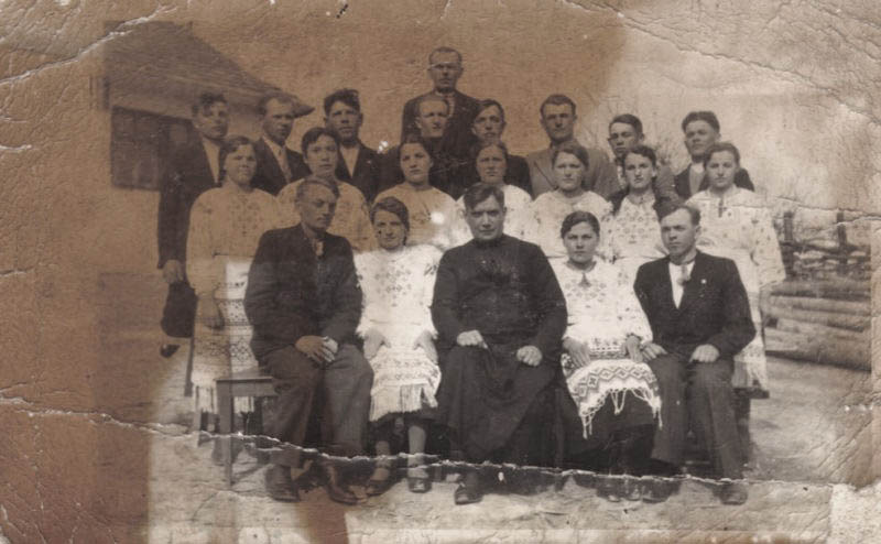 Członkowie chóru cerkiewnego w Kopysnie