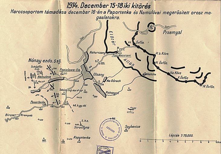 Mapa z książki Nónay Dezsó